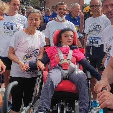Con le Joelette la speciale dedica ad Anna Claudia Cartoni