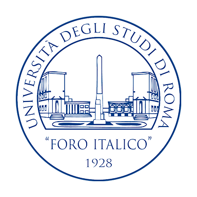 Logo Università degli studi di Roma Foro Italico 2024