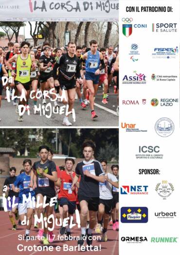 Mille di Miguel 2025: via all’evento per le scuole all’insegna dello sport e dell’inclusione